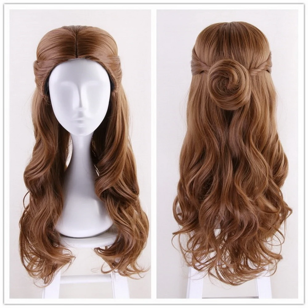 New Beauty and the Beast Princess Belle wig Cosplay Costume Women Long Wavy Synthetic Hair Halloween Party Role Play wigs
New Beauty and the Beast Princess Belle wig Cosplay Costume Women Long Wavy Synthetic Hair Halloween Party Role Play wigs