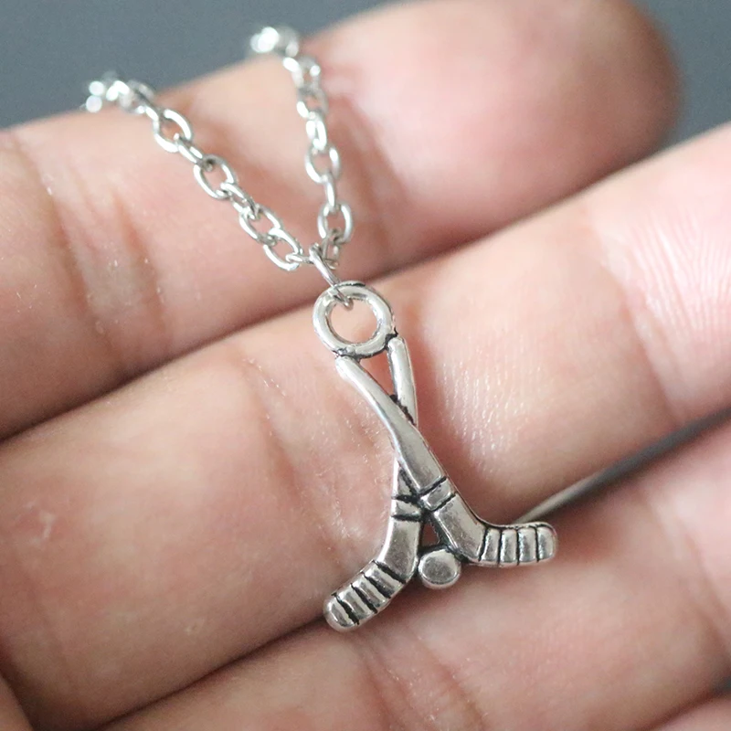 Hockey Stick Pendant Fitness Necklaces Sport Necklace Fitness Jewelry Vintage Bijoux Female Choker Christmas Holiday Gift
Hockey Stick Pendant Fitness Necklaces Sport Necklace Fitness Jewelry Vintage Bijoux Female Choker Christmas Holiday Gift
