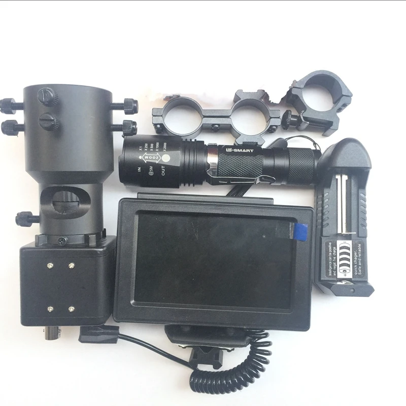 Riflescope Add on 4.3inch LCD Display Night Vision Scope Device with 850nm Infrared Flashlight for Hunting Discovery
Riflescope Add on 4.3inch LCD Display Night Vision Scope Device with 850nm Infrared Flashlight for Hunting Discovery