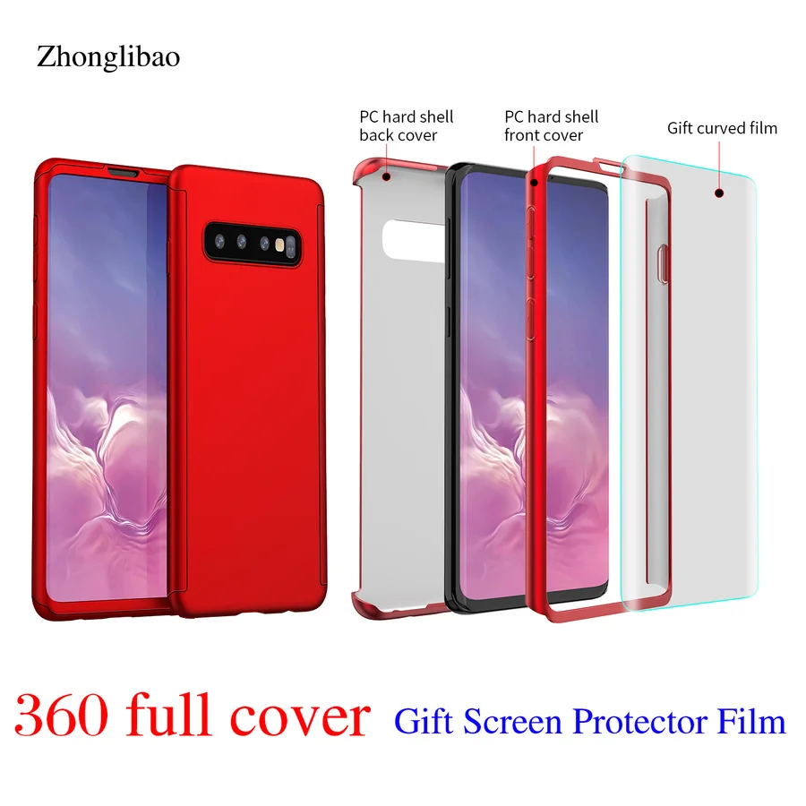 S10plus 360 Full Body Cover for Samsung Galaxy S10 S9 S8 Plus S10e Note 9 8 5 S7 S6 Edge Hard Pc Case with Screen Protector Film
S10plus 360 Full Body Cover for Samsung Galaxy S10 S9 S8 Plus S10e Note 9 8 5 S7 S6 Edge Hard Pc Case with Screen Protector Film