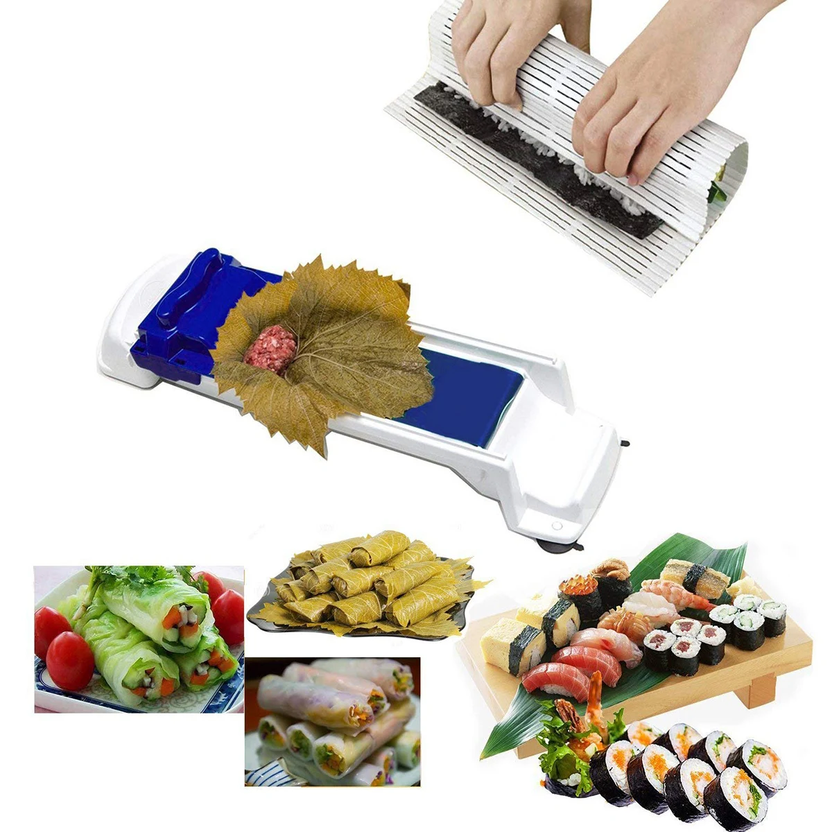New Vegetable Meat Rolling Tool Magic Roller Stuffed Garpe Cabbage Leave Grape Leaf Machine Moedor Meat Grinder Kitchen Tools
New Vegetable Meat Rolling Tool Magic Roller Stuffed Garpe Cabbage Leave Grape Leaf Machine Moedor Meat Grinder Kitchen Tools