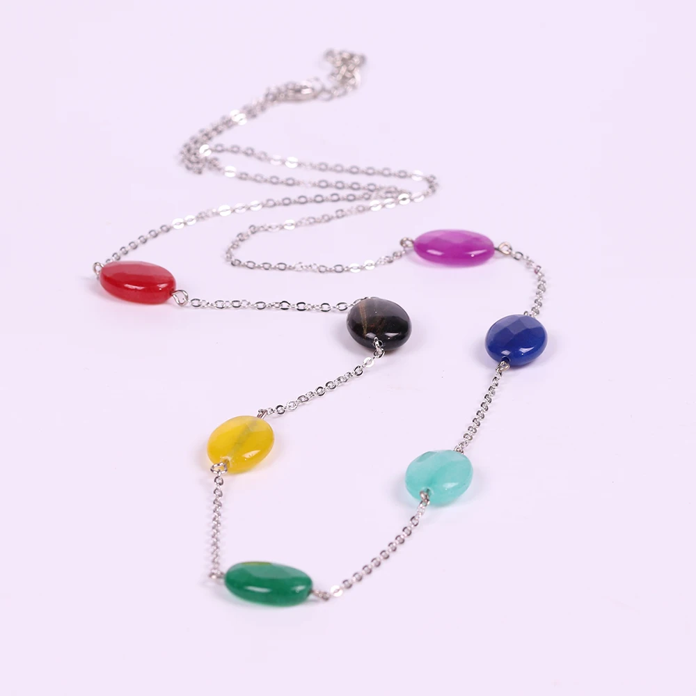 Stylish Thin Gold Color Chain Necklace 7 Chakras Infinity Force Meditation Necklaces For Women Charms Healing Jewelry New Style
Stylish Thin Gold Color Chain Necklace 7 Chakras Infinity Force Meditation Necklaces For Women Charms Healing Jewelry New Style
