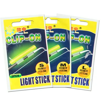 Clip On! 10 bags Fishing Glow Stick Tube SS S M L Size Green Fluorescence Chemical Fishing Rod Top Tip Luminous Light Stick FF40
Clip On! 10 bags Fishing Glow Stick Tube SS S M L Size Green Fluorescence Chemical Fishing Rod Top Tip Luminous Light Stick FF40