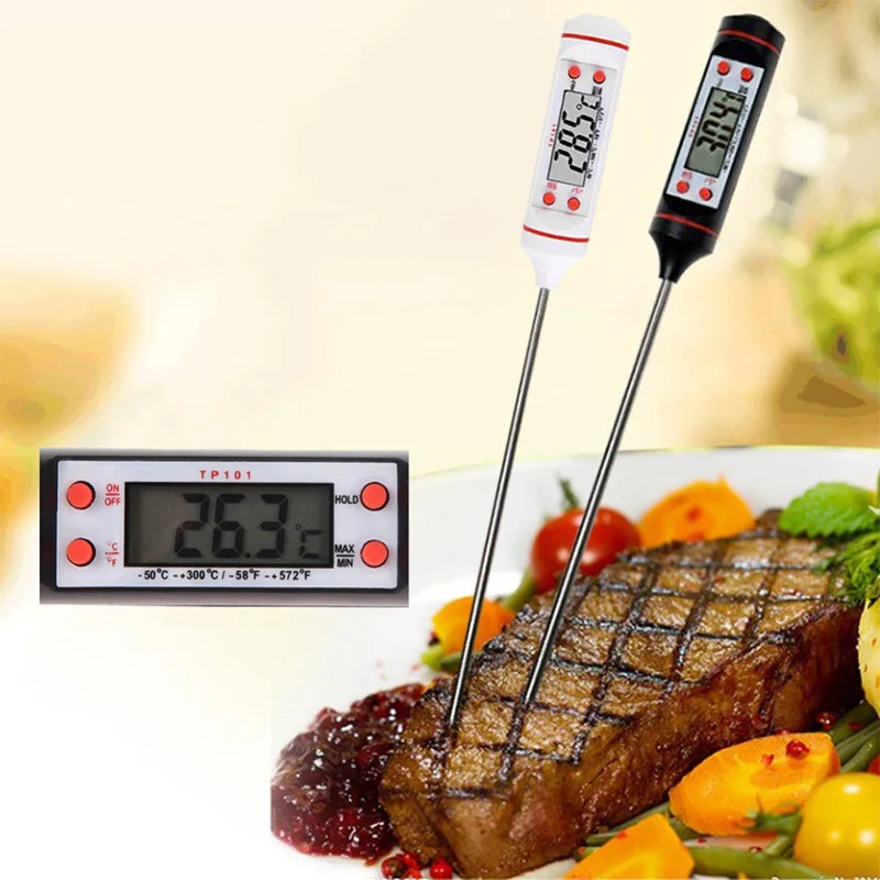 Digital Kitchen Thermometer For Barbecue Electronic Cooking Probe Meat Milk Water Meat Thermometer Kitchen Tools
Digital Kitchen Thermometer For Barbecue Electronic Cooking Probe Meat Milk Water Meat Thermometer Kitchen Tools