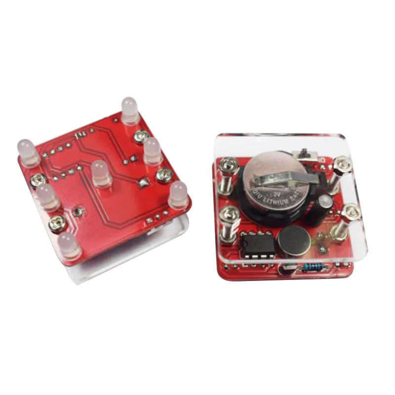 DIY interesting Swing Shaking LED Dice Kit 6v With Small Vibration Motor Diy LED Module Electronic Fun Kits (no battery) Retail
DIY interesting Swing Shaking LED Dice Kit 6v With Small Vibration Motor Diy LED Module Electronic Fun Kits (no battery) Retail