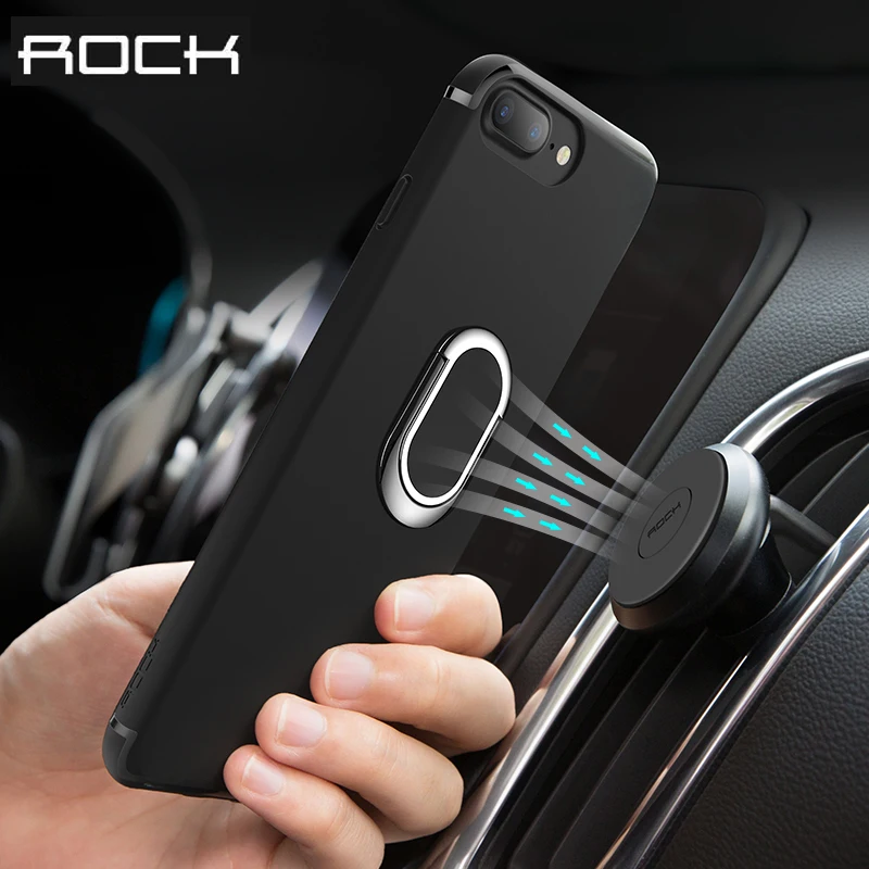 ROCK Magnetic Car Holder Soft TPU Case Finger Ring Stand Case for Apple iPhone 7 8 Plus Used for Car Bracket Holder Phone Cover
ROCK Magnetic Car Holder Soft TPU Case Finger Ring Stand Case for Apple iPhone 7 8 Plus Used for Car Bracket Holder Phone Cover