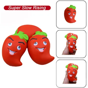1pc anti-stress Squishies Squishies Cute Chili Doll Slow Rising Fruits Scented Stress antistress games for kid child A1
1pc anti-stress Squishies Squishies Cute Chili Doll Slow Rising Fruits Scented Stress antistress games for kid child A1