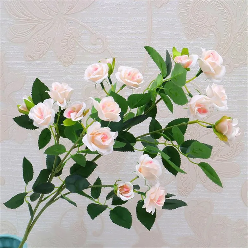 Fake Single Stem Mini Rose (6 heads/piece) Simulation Roses for Wedding Home Showcase Decorative Artificial Flowers
Fake Single Stem Mini Rose (6 heads/piece) Simulation Roses for Wedding Home Showcase Decorative Artificial Flowers