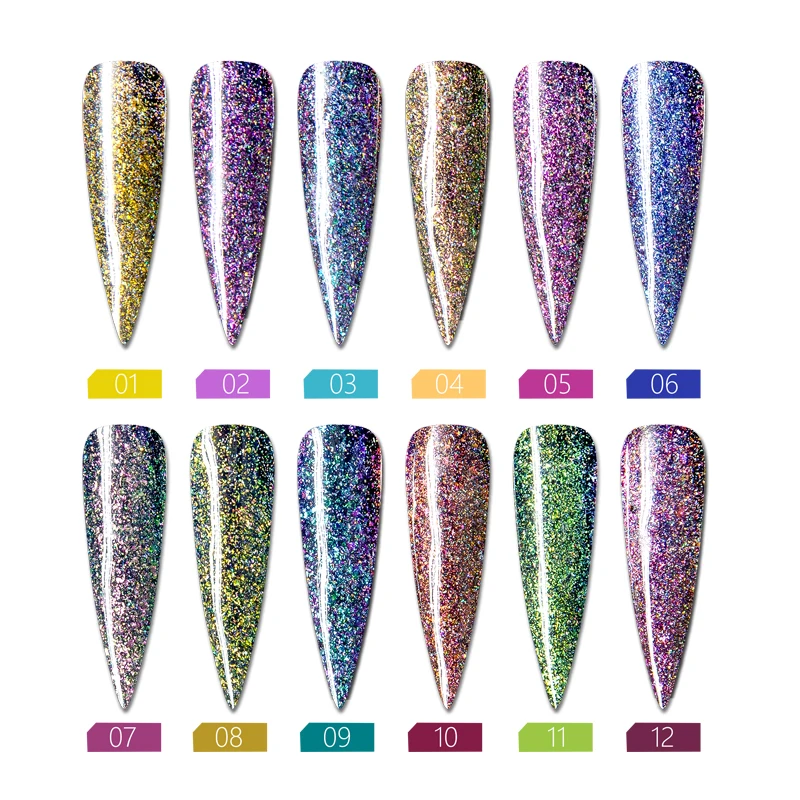 BOZLIN 7.3 ML Laser Chameleon Gel Nail Polish Soak Off LED UV Gel Holographic Glitter Gel Nail Polish Diamond Nails Art Lacquers
BOZLIN 7.3 ML Laser Chameleon Gel Nail Polish Soak Off LED UV Gel Holographic Glitter Gel Nail Polish Diamond Nails Art Lacquers