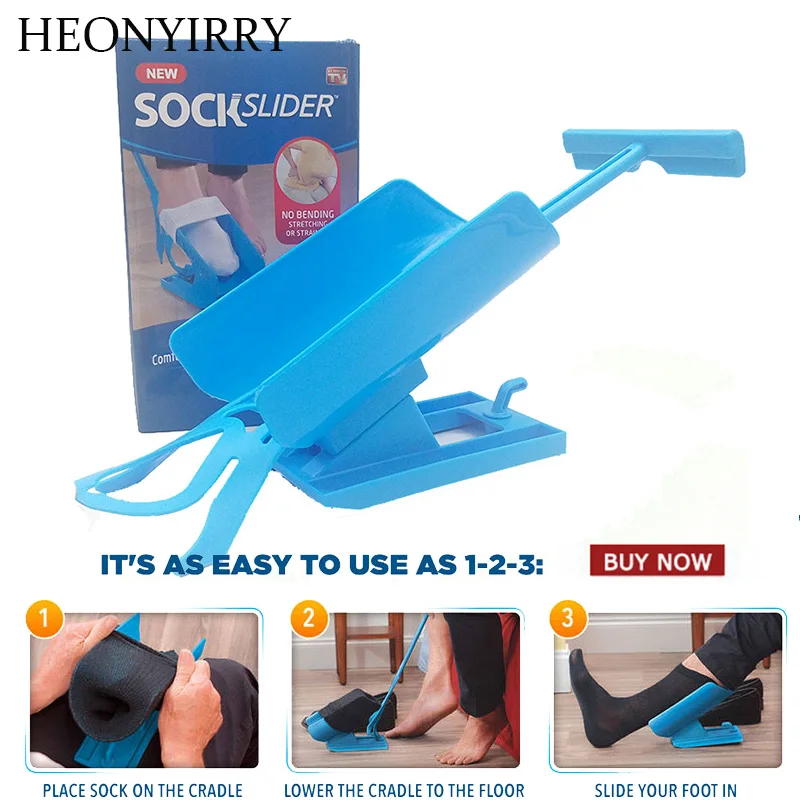 1pc Sock Slider Aid Blue Helper Kit Helps Put Socks On Off No Bending Shoe Horn Suitable For Socks foot brace support
1pc Sock Slider Aid Blue Helper Kit Helps Put Socks On Off No Bending Shoe Horn Suitable For Socks foot brace support
