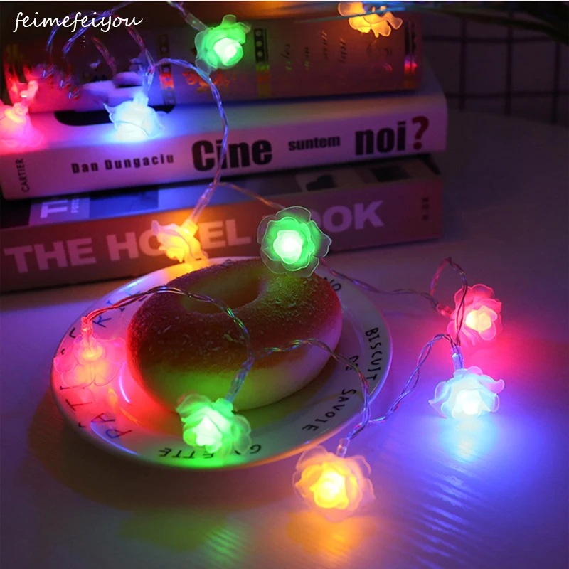 Feimefeiyou Newest Remote Battery Operated rose String Lights 2m 20 LED Flower Fairy Light String for Indoor and Outdoor
Feimefeiyou Newest Remote Battery Operated rose String Lights 2m 20 LED Flower Fairy Light String for Indoor and Outdoor