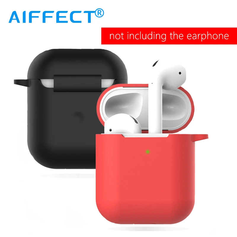 AIFFECT Bluetooth чехол для Apple AirPods 2 силиконовый защитный наушников Аксессуары