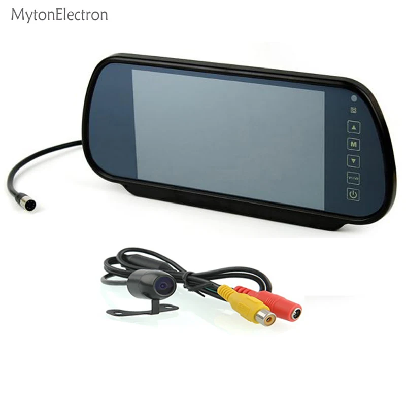 New 7" TFT LCD Color Screen 7 inch Car Monitor Rearview Mirror Camera And mini Universal Car Rear View Parking Assistance Camera
New 7" TFT LCD Color Screen 7 inch Car Monitor Rearview Mirror Camera And mini Universal Car Rear View Parking Assistance Camera