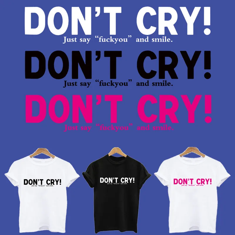 DON'T CRY stripes thermo stickers on clothes application of one heat-sensitive patches iron on transfers for clothing applique
DON'T CRY stripes thermo stickers on clothes application of one heat-sensitive patches iron on transfers for clothing applique