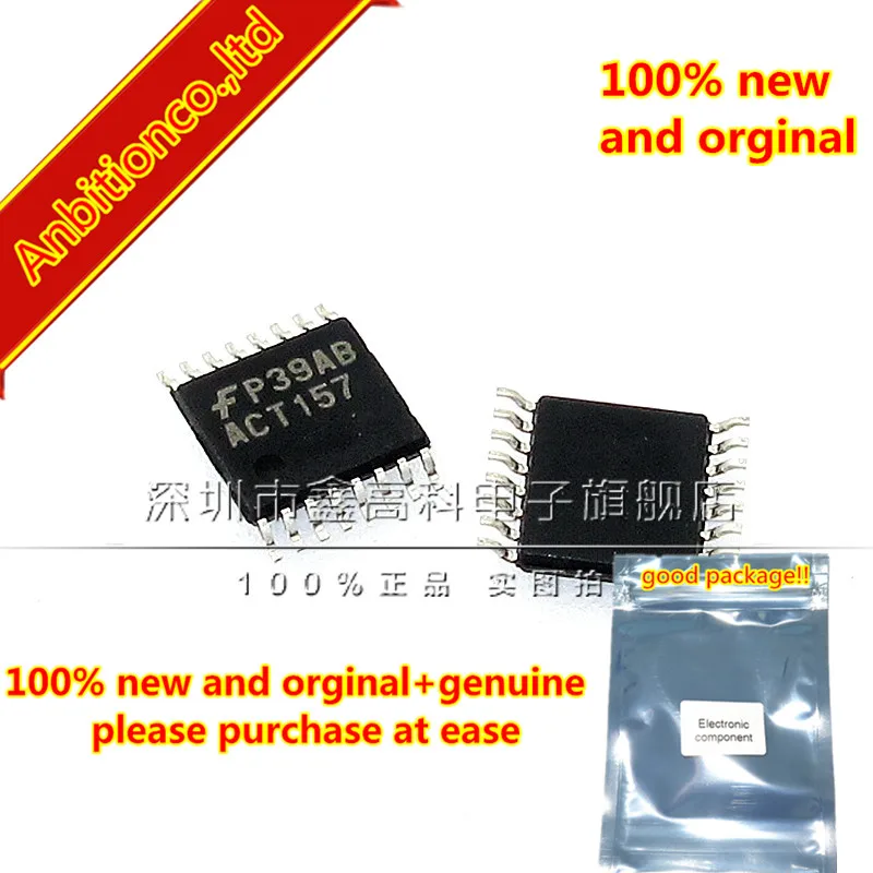 10pcs 100% new and orginal 74ACT157MTCX ACT157 TSSOP16 Quad 2-Input Multiplexer in stock
10pcs 100% new and orginal 74ACT157MTCX ACT157 TSSOP16 Quad 2-Input Multiplexer in stock