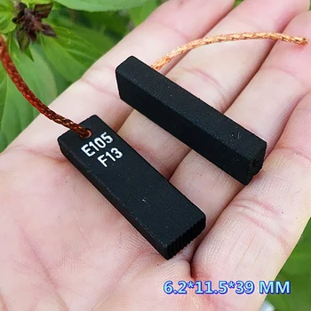 1 pair carbon brushes Vacuum cleaner carbon brush 6.2 * 11.5 * 39 MM motor carbon brush D374 hard material accessories
1 pair carbon brushes Vacuum cleaner carbon brush 6.2 * 11.5 * 39 MM motor carbon brush D374 hard material accessories