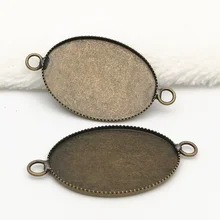 50 Pieces DIY Jewelry Accessory 18*25mm Antique Bronze Brass Oval Double Pendant Cameo Base Settings
50 Pieces DIY Jewelry Accessory 18*25mm Antique Bronze Brass Oval Double Pendant Cameo Base Settings