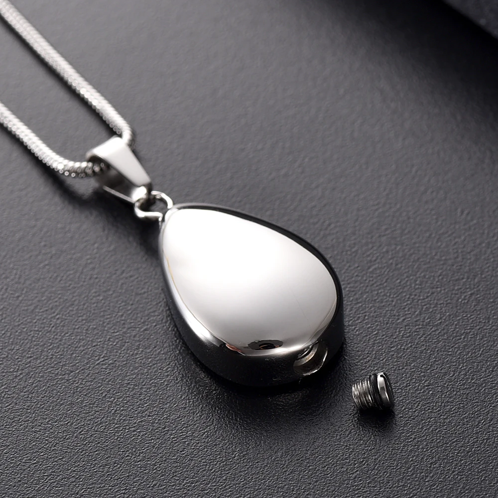 LKJ9945 Free Filling Kit & Instruction! High Quality Silver Tone Tear Drop Cremation Urns Pendant Ashes Casket for Pet/ Human
LKJ9945 Free Filling Kit & Instruction! High Quality Silver Tone Tear Drop Cremation Urns Pendant Ashes Casket for Pet/ Human
