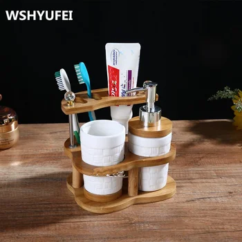 Jingdezhen ceramic bathroom accessories bamboo toothbrush holder home decoration 3pcs/lot0 4pcs/lot
Jingdezhen ceramic bathroom accessories bamboo toothbrush holder home decoration 3pcs/lot0 4pcs/lot