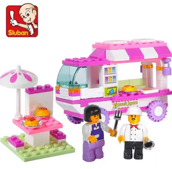 NEW 102Pcs SLUBAN 0155 Pink Dream Snack House Car model Building Blocks Girls DIY educational Bricks toys gift for children
NEW 102Pcs SLUBAN 0155 Pink Dream Snack House Car model Building Blocks Girls DIY educational Bricks toys gift for children