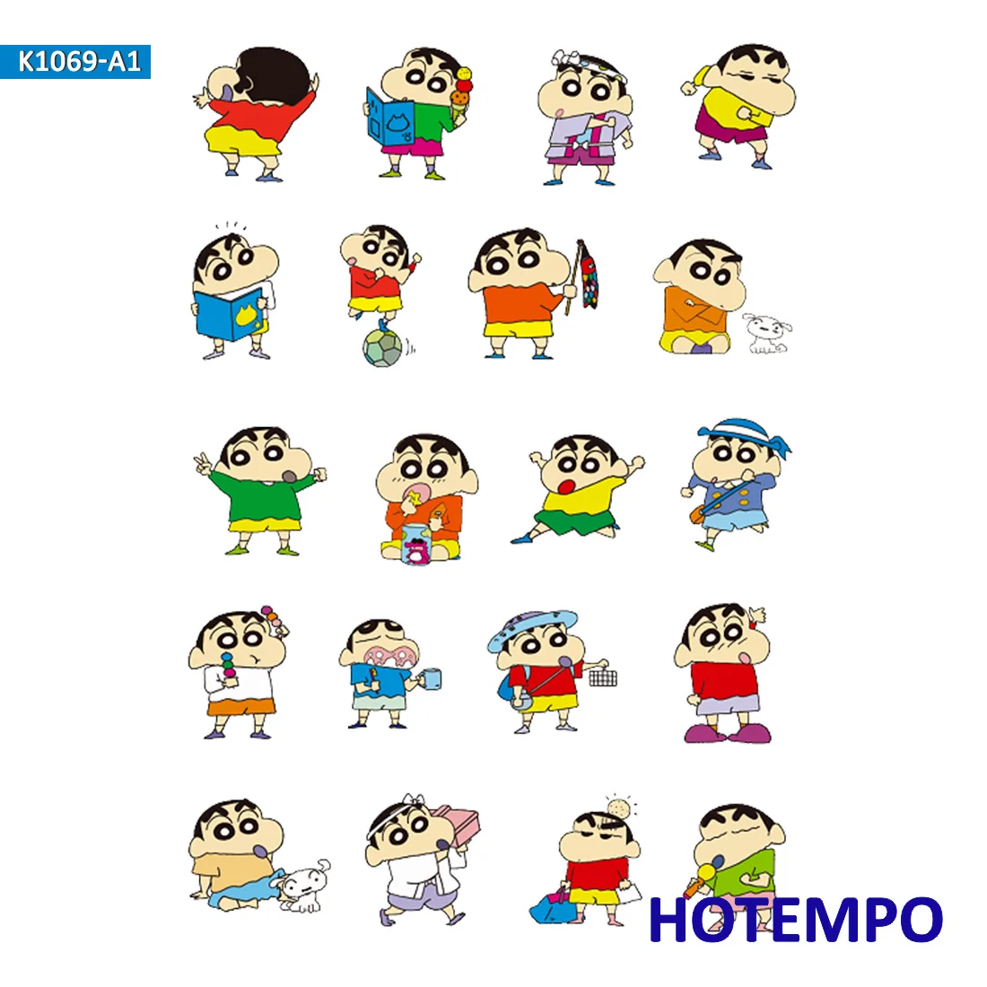 HOTEMPO Anime Shin-chan Cartoon PVC Waterproof Stickers Children DIY Letter Diary Scrapbooking Pegatinas stickers
HOTEMPO Anime Shin-chan Cartoon PVC Waterproof Stickers Children DIY Letter Diary Scrapbooking Pegatinas stickers