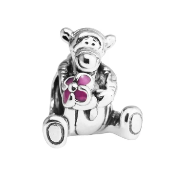 925 Sterling Silver Jewelry Fits Siver Charms Bracelets Charms Beads DIY Jewelry Pink Enamel Tigger Wholesale Spring fairy tale
925 Sterling Silver Jewelry Fits Siver Charms Bracelets Charms Beads DIY Jewelry Pink Enamel Tigger Wholesale Spring fairy tale