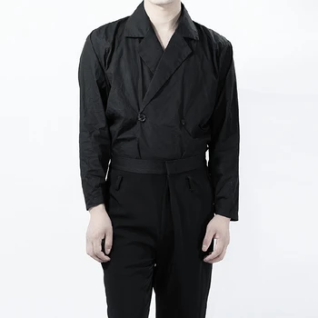S-4XL 2018 catwalk fashion men's cotton lapel retro shirt double-breasted Korean version of the loose wild shirt plus size
S-4XL 2018 catwalk fashion men's cotton lapel retro shirt double-breasted Korean version of the loose wild shirt plus size