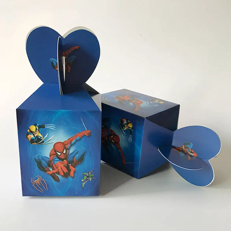 6pcs Spider Man theme Cartoon paper bags baby shower souvenirs gift candy boxs birthday party decorations lovely loading gift
6pcs Spider Man theme Cartoon paper bags baby shower souvenirs gift candy boxs birthday party decorations lovely loading gift