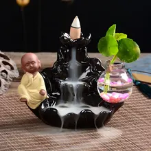 Backflow Little Monk Buddha Incense Burner Holder Ceramics Burner Creative Home Decor Censere Use In Home Teahouse W $
Backflow Little Monk Buddha Incense Burner Holder Ceramics Burner Creative Home Decor Censere Use In Home Teahouse W $