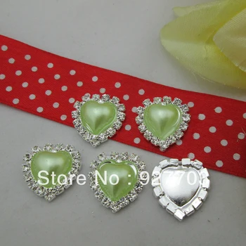 (CM571 18mm) 100 Pcs OLive Pearl Rhinestone Embellishments Buttons Without Shank
(CM571 18mm) 100 Pcs OLive Pearl Rhinestone Embellishments Buttons Without Shank