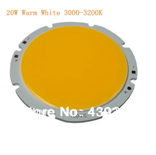 20W COB LED Warm White 3000-3200K Pure white 6000-6500K surface light source 600mA 29-36V 1700-1900LM S Chip Free Shipping
20W COB LED Warm White 3000-3200K Pure white 6000-6500K surface light source 600mA 29-36V 1700-1900LM S Chip Free Shipping