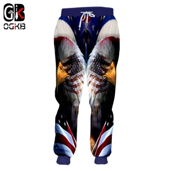 OGKB American Flag Eagle 3D Joggers Pants Men/women Casual Loose Trousers Bottoms Clothing For Unisex Hip Hop Pantalon Homme
OGKB American Flag Eagle 3D Joggers Pants Men/women Casual Loose Trousers Bottoms Clothing For Unisex Hip Hop Pantalon Homme