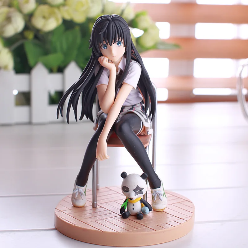 15cm Yukinoshita Yukino Anime Figure Gils Dolls Model with School Uniform Chair Base Comic Collection Model Kids Toy
15cm Yukinoshita Yukino Anime Figure Gils Dolls Model with School Uniform Chair Base Comic Collection Model Kids Toy