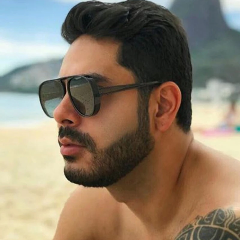 Vintage Oversized Sunglasses Men Retro Big Frame Sun Glasses Female Male Black Eyewear Brand Design Shades for Women 5301T
Vintage Oversized Sunglasses Men Retro Big Frame Sun Glasses Female Male Black Eyewear Brand Design Shades for Women 5301T