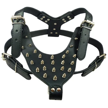 Large Dog Rivets Spiked Studded PU Leather Dog Harness for Pitbull Large Breed Dogs Pet Products
Large Dog Rivets Spiked Studded PU Leather Dog Harness for Pitbull Large Breed Dogs Pet Products