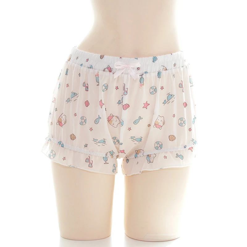 Japanese Kawaii Women's Chiffon Bloomers Cute Cat Fish Printed Cosplay Pumpkin Shorts Girl's Panties knickers Underwear
Japanese Kawaii Women's Chiffon Bloomers Cute Cat Fish Printed Cosplay Pumpkin Shorts Girl's Panties knickers Underwear