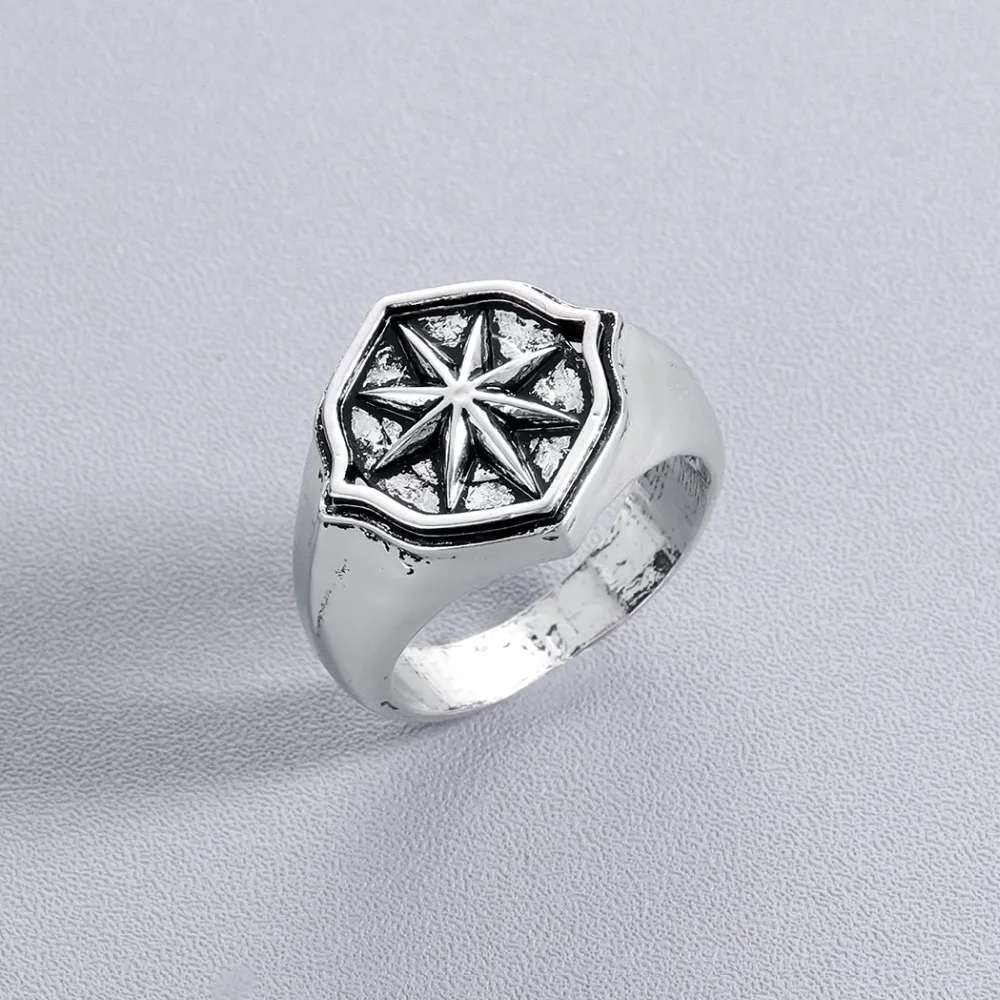 Кольцо-печатка Chandler Rose Of Wind для мужчин кольцо с компасом ювелирные изделия