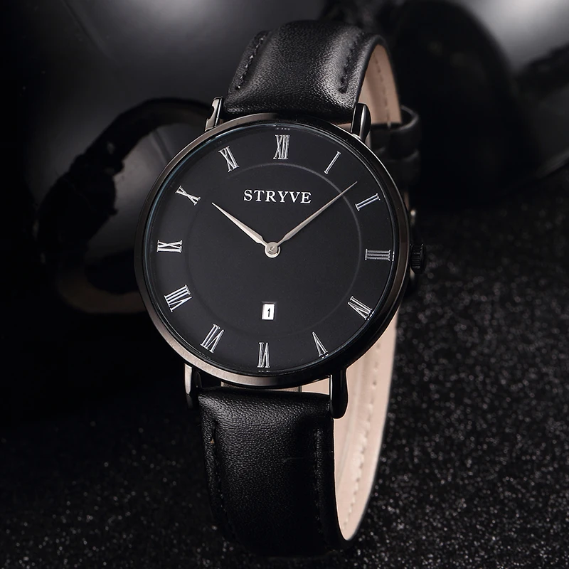 

Top Luxury Brand STRYVE Watches Men Hot sales Men's Military Army Watches Ultra-thin Women's 3ATM Waterproof Wristwatches