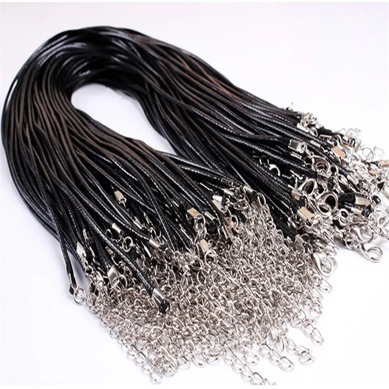 1.5mm Black Leather Cord Wax Rope Chain Necklace DIY Fishing Tattoo Choker Necklace Jewelry Accessories Wholesale Collares S1675
1.5mm Black Leather Cord Wax Rope Chain Necklace DIY Fishing Tattoo Choker Necklace Jewelry Accessories Wholesale Collares S1675