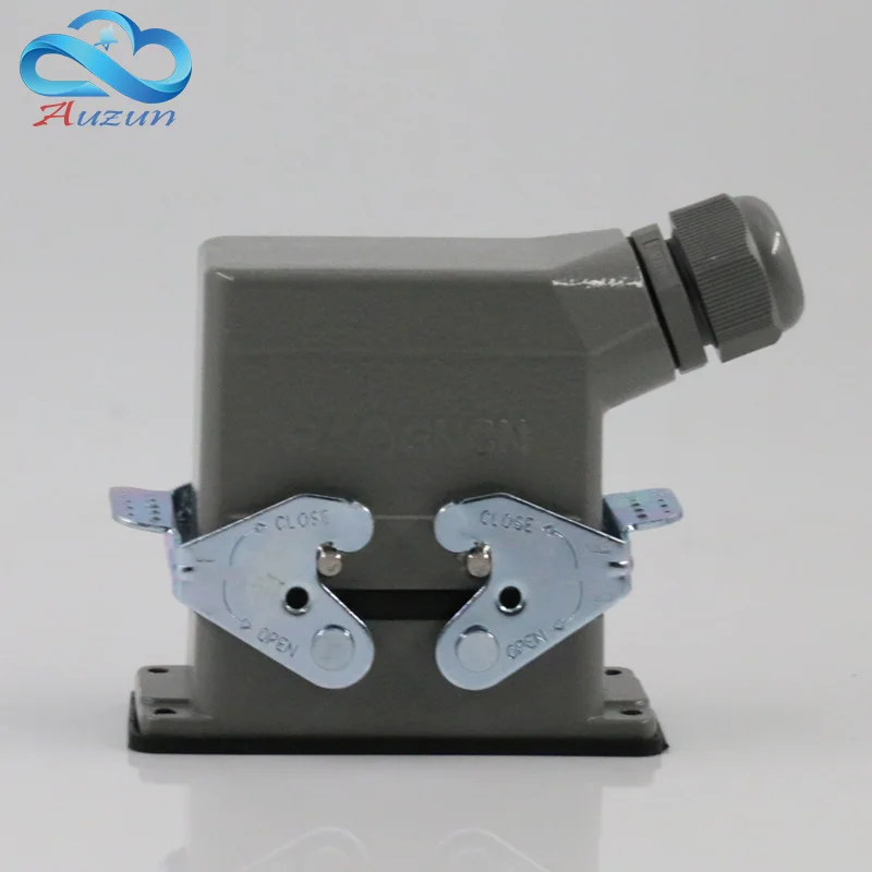 Rectangular H10B - HE - 010-1 heavy connectors 10 aviation plug for double side buckle 16 a500v screw feet
Rectangular H10B - HE - 010-1 heavy connectors 10 aviation plug for double side buckle 16 a500v screw feet