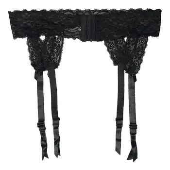 Black Women Lace Sexy Garter Belt for Stockings Female Metal Clips Buckles suspender Belt Sexy Lingeries One size GA1269
Black Women Lace Sexy Garter Belt for Stockings Female Metal Clips Buckles suspender Belt Sexy Lingeries One size GA1269