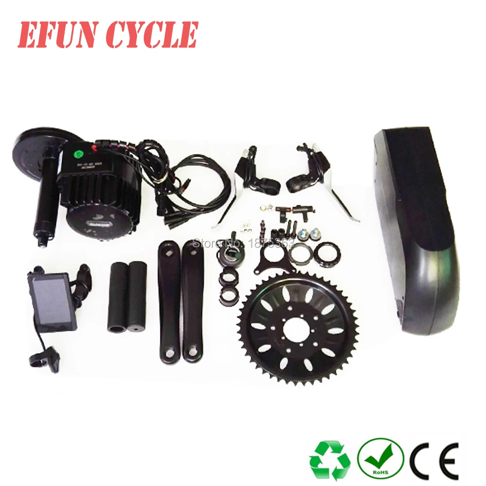 EU US free shipping and taxes 8FUN BBSHD/BBS03 mid drive motor kits with 48V 17.5Ah tiger shark down tube battery for MTB bike
EU US free shipping and taxes 8FUN BBSHD/BBS03 mid drive motor kits with 48V 17.5Ah tiger shark down tube battery for MTB bike