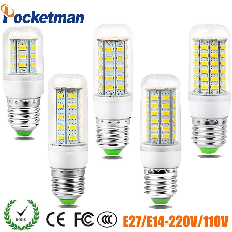 LED light Corn Bulb 50W 40W 30W 25W 15W Incandescent Replace E27 E14 light 220V 110V SMD5730 LED lamp Spotlight 24/56/69LEDs z20
LED light Corn Bulb 50W 40W 30W 25W 15W Incandescent Replace E27 E14 light 220V 110V SMD5730 LED lamp Spotlight 24/56/69LEDs z20