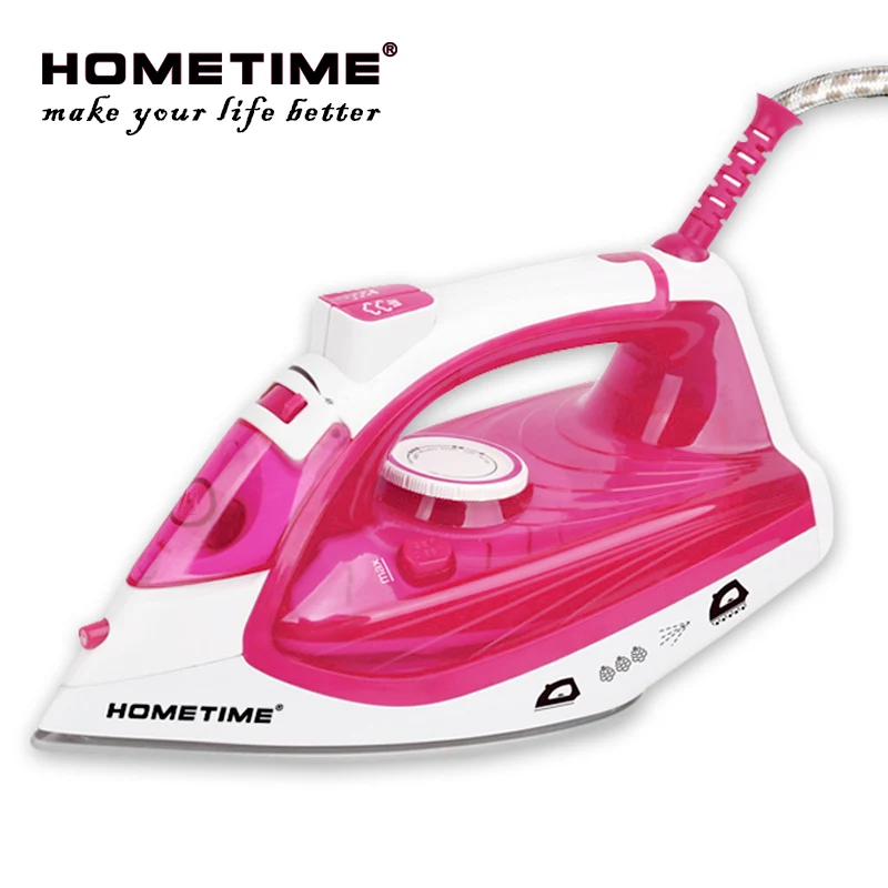 HOMETIME Household Electric Iron Steam Iron Ceramic Base Plate Five-Stage Adjustment Hand-held Clothes Ironing Machine
HOMETIME Household Electric Iron Steam Iron Ceramic Base Plate Five-Stage Adjustment Hand-held Clothes Ironing Machine