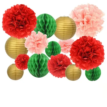 1set Christmas Tissue Paper Pom Poms Lanterns Tassel Balloons Weddings Birthday Party Decoration
1set Christmas Tissue Paper Pom Poms Lanterns Tassel Balloons Weddings Birthday Party Decoration