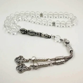 Crystal tasbih 33 Muslim Luxurious Rosary Quality White Transparent Bead grade 7A February 23 gift bracelet Misbaha love gift
Crystal tasbih 33 Muslim Luxurious Rosary Quality White Transparent Bead grade 7A February 23 gift bracelet Misbaha love gift