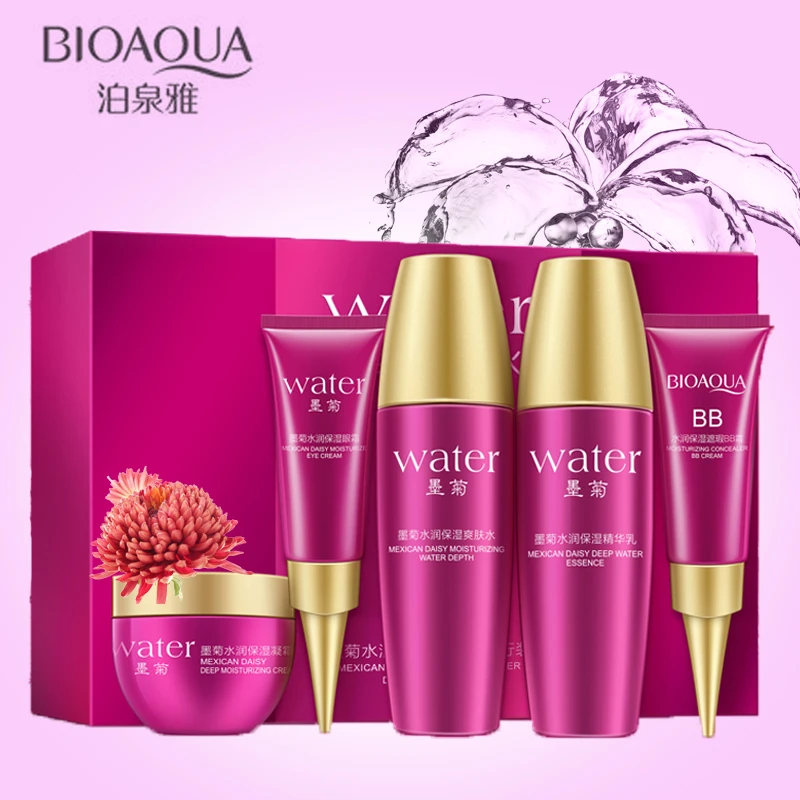 BIOAQUA Daisy Beauty Care Set Toner Eye Cream Essence Rime BB Cream Brighten Skin Care Skin Whitening Moisturizing 5pcs/lot
BIOAQUA Daisy Beauty Care Set Toner Eye Cream Essence Rime BB Cream Brighten Skin Care Skin Whitening Moisturizing 5pcs/lot