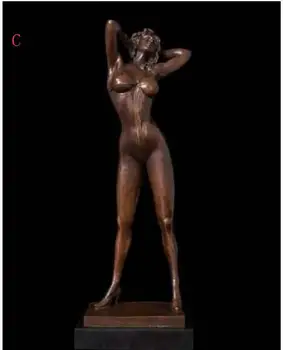 Art Sculpture Western Bronze Copper Marble Strong and handsome Man with angel Statue Figurine
Art Sculpture Western Bronze Copper Marble Strong and handsome Man with angel Statue Figurine