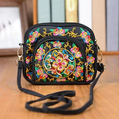 New National Embroidery Mini Women Handbags!Nice Floral Embroidered Shoulder&Crossbody bags Hot Shopping Multi-zipper Small bags
New National Embroidery Mini Women Handbags!Nice Floral Embroidered Shoulder&Crossbody bags Hot Shopping Multi-zipper Small bags
