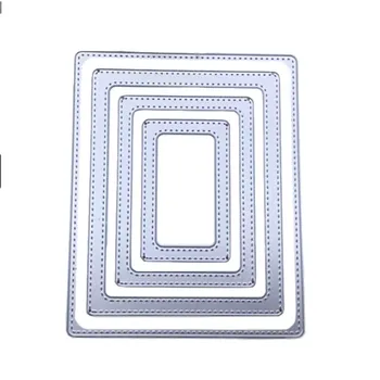 Stitched rectangle frame Metal Cutting Dies Stencils For DIY Scrapbooking Decorative Embossing Handcraft Die Cutting Template
Stitched rectangle frame Metal Cutting Dies Stencils For DIY Scrapbooking Decorative Embossing Handcraft Die Cutting Template